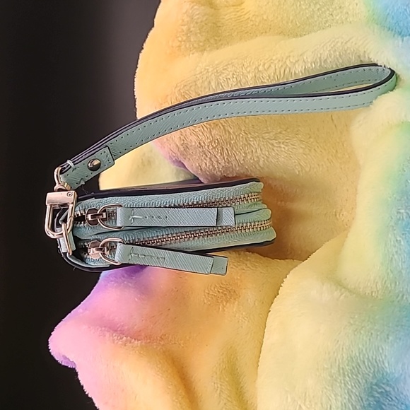 Halogen by Nordstrom - bicolor leather double wristlet - Picture 6 of 9